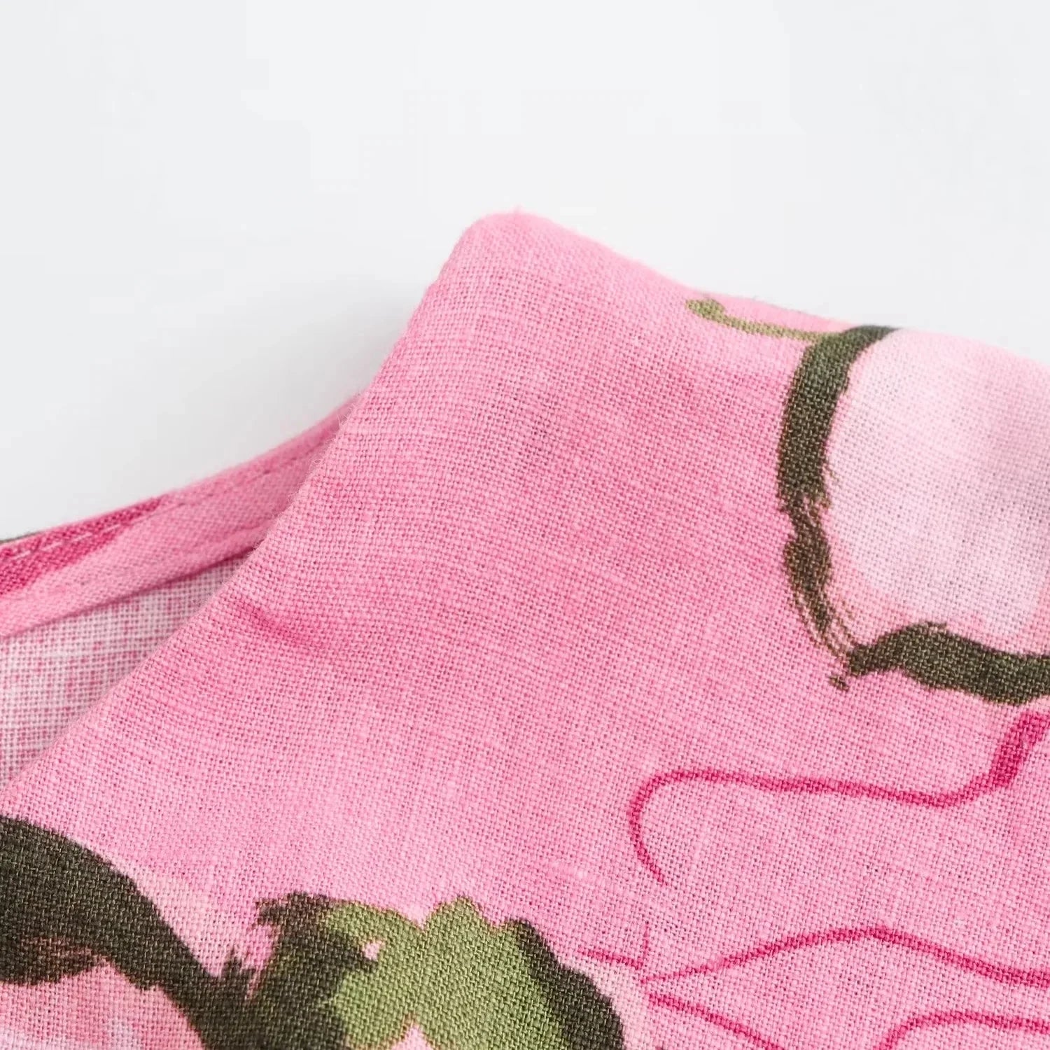 Vintage Mouwloze Rechte Zomerjurk met O-Hals voor Dames