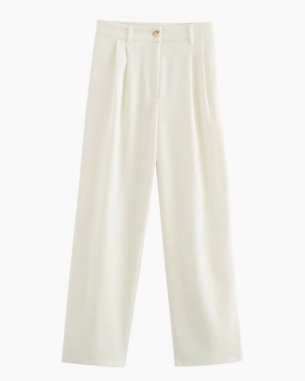 Verfijnde Cropped en Mouwloze Blazer met Pantalon Set voor Dames