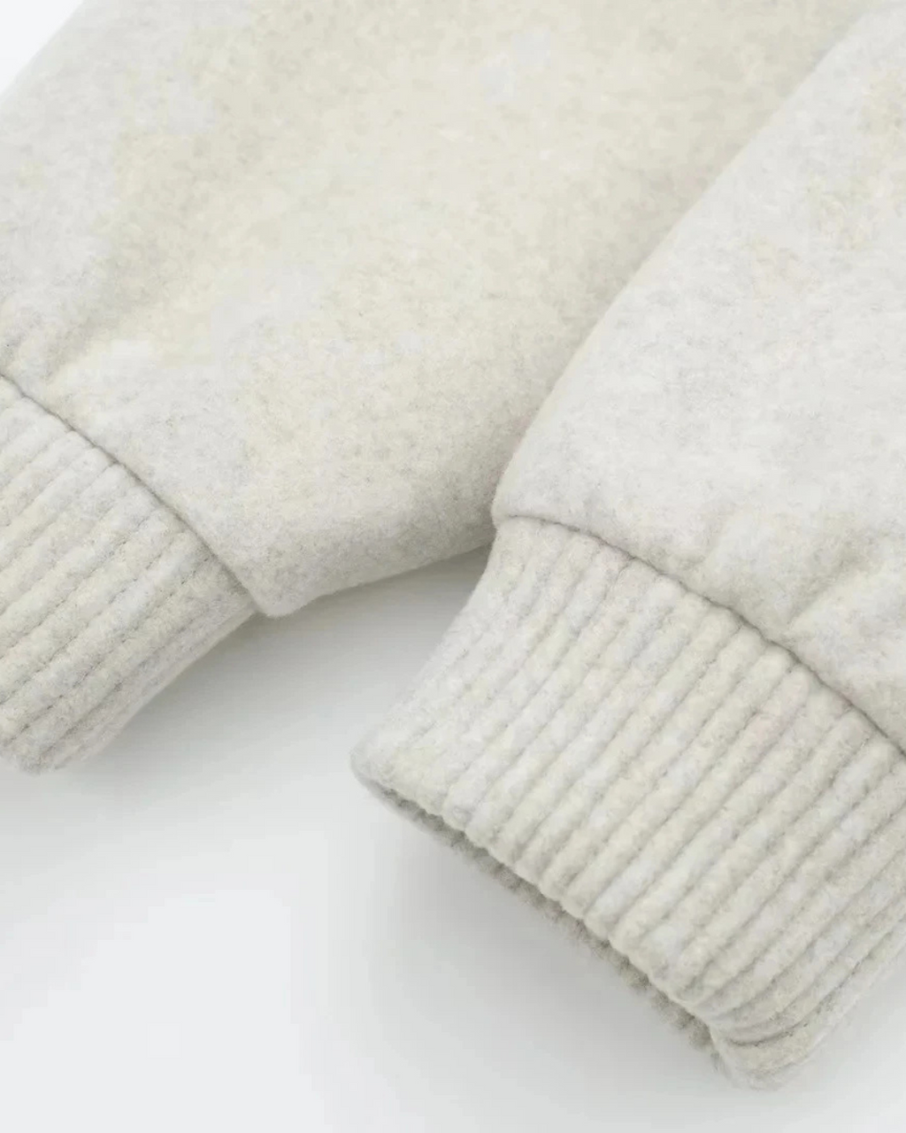 Cropped Tweed Bomberjack met Zakken en O-Hals voor Dames