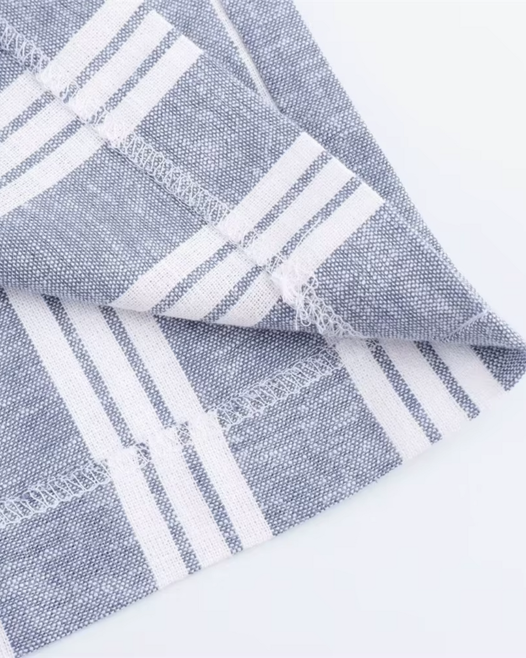 Casual Eenvoudige En Veelzijdige Linnen Blended Gestreepte Broek voor Dames