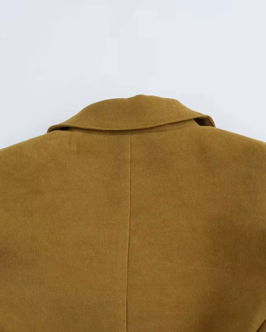 Vintage Chic Bruine Blazer en Broek Set voor Dames