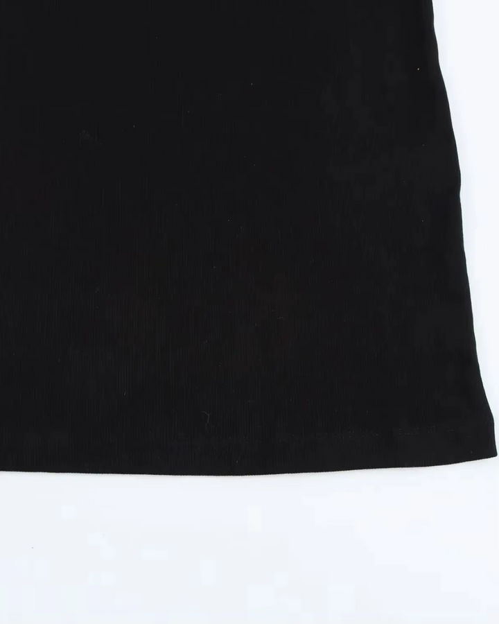 Gebreide Halter Midi-Jurk met Open Rug voor Dames