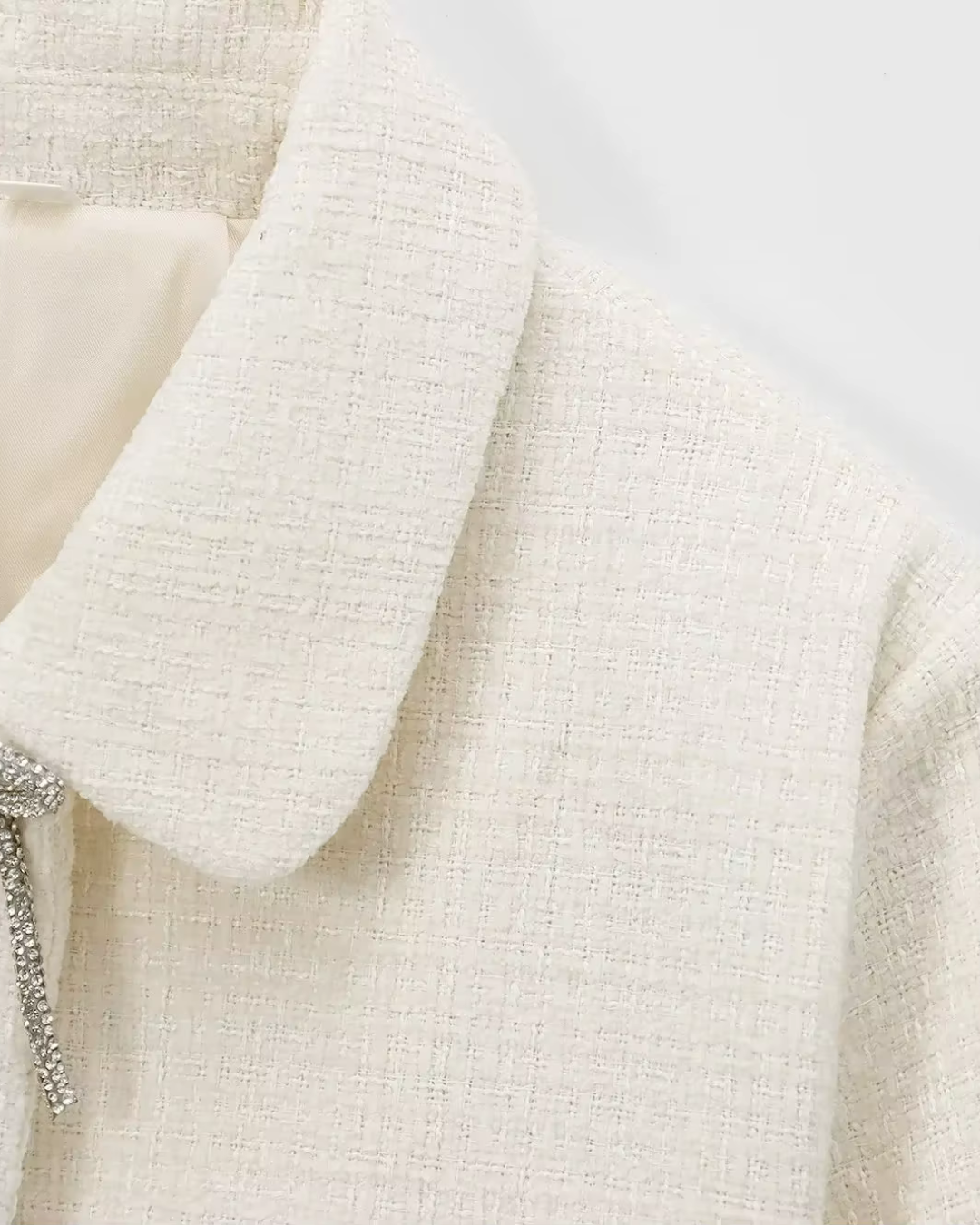 Vintage Effen Herfstjas met Strikjes en Knopen voor Dames