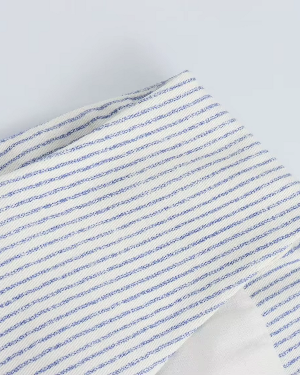 Gestreept Kort Vest met V-Hals Voor Dames