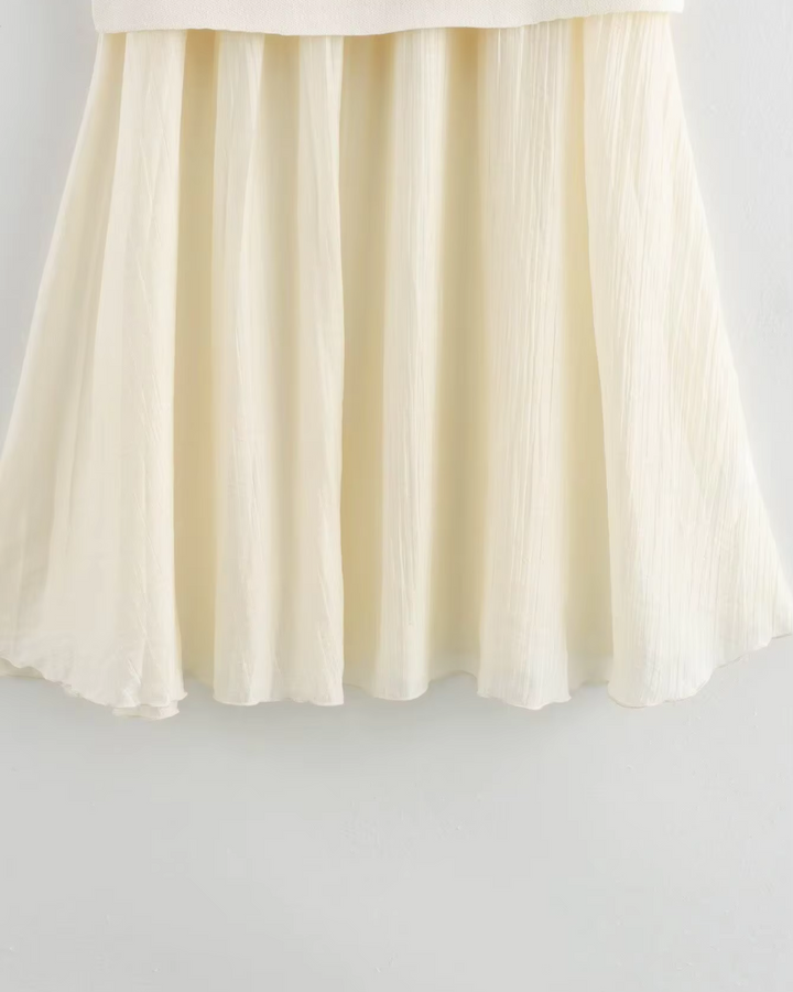 Elegante Vintage Vest en Rok Set voor Dames