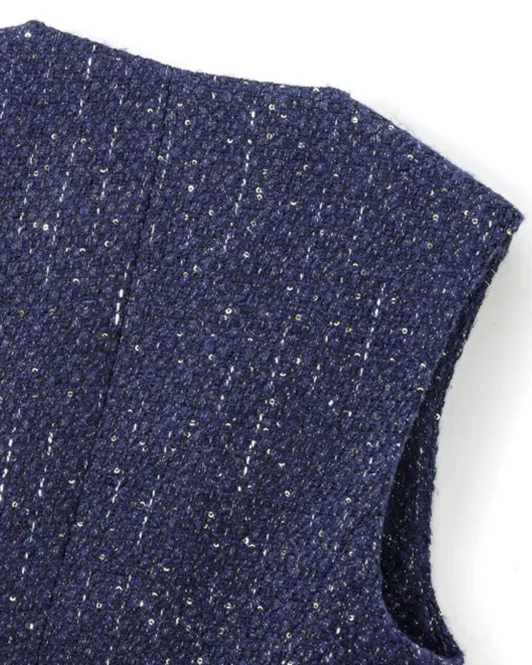 Chique Mouwloze Gilet met Riem en Knoopsluiting voor Dames