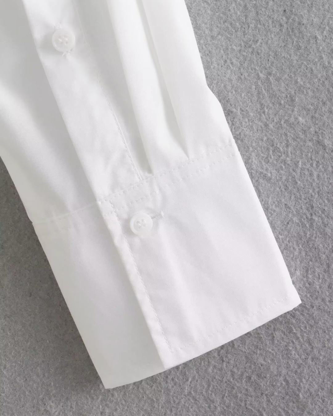 Cropped Blouse met Lange Mouwen en Zakken voor Dames