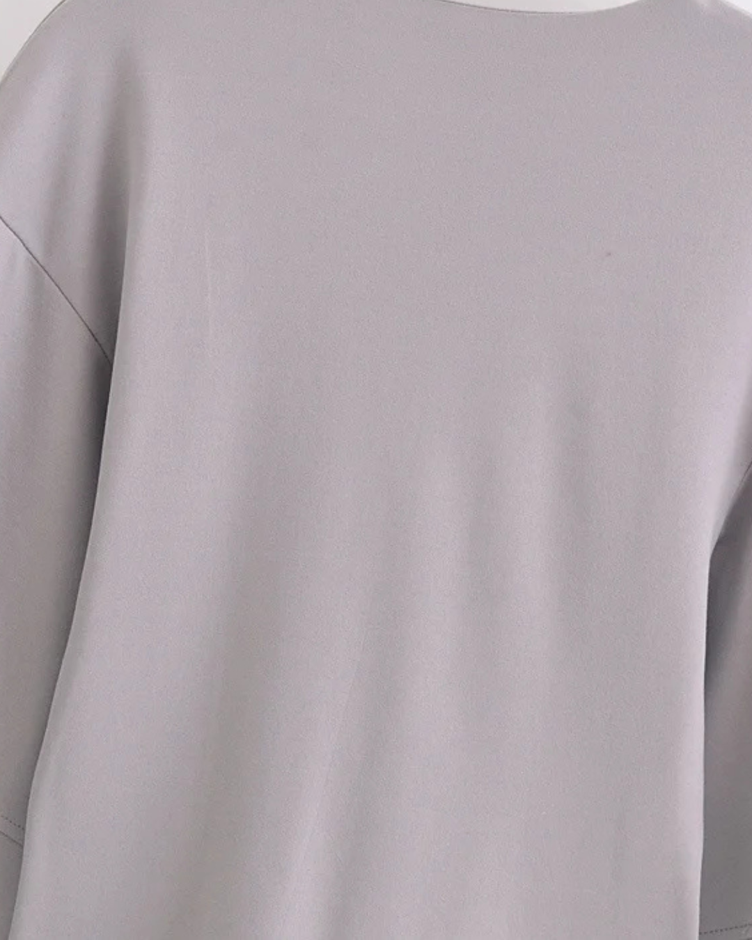 2-Delige Set met Slim Fit Top en Broek in Stretchstof voor Dames