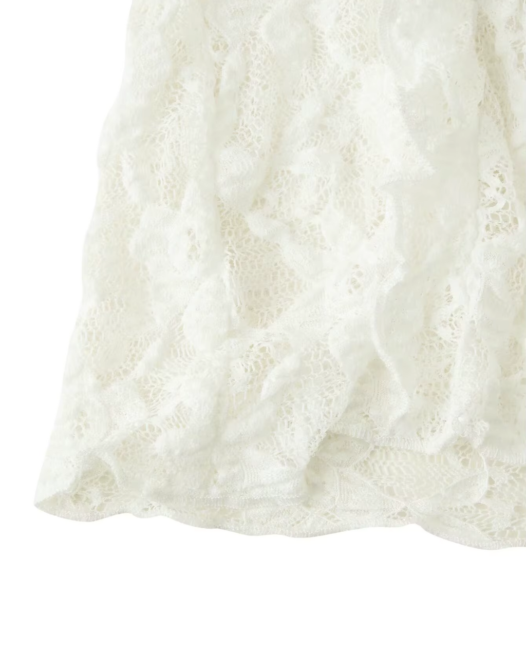 V-hals Blouse met Kant en Lange Mouwen voor Dames