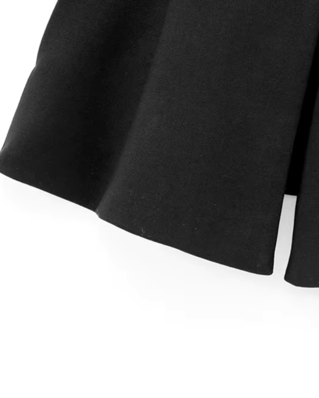 Lange Zwarte Gilet met Riem voor Dames