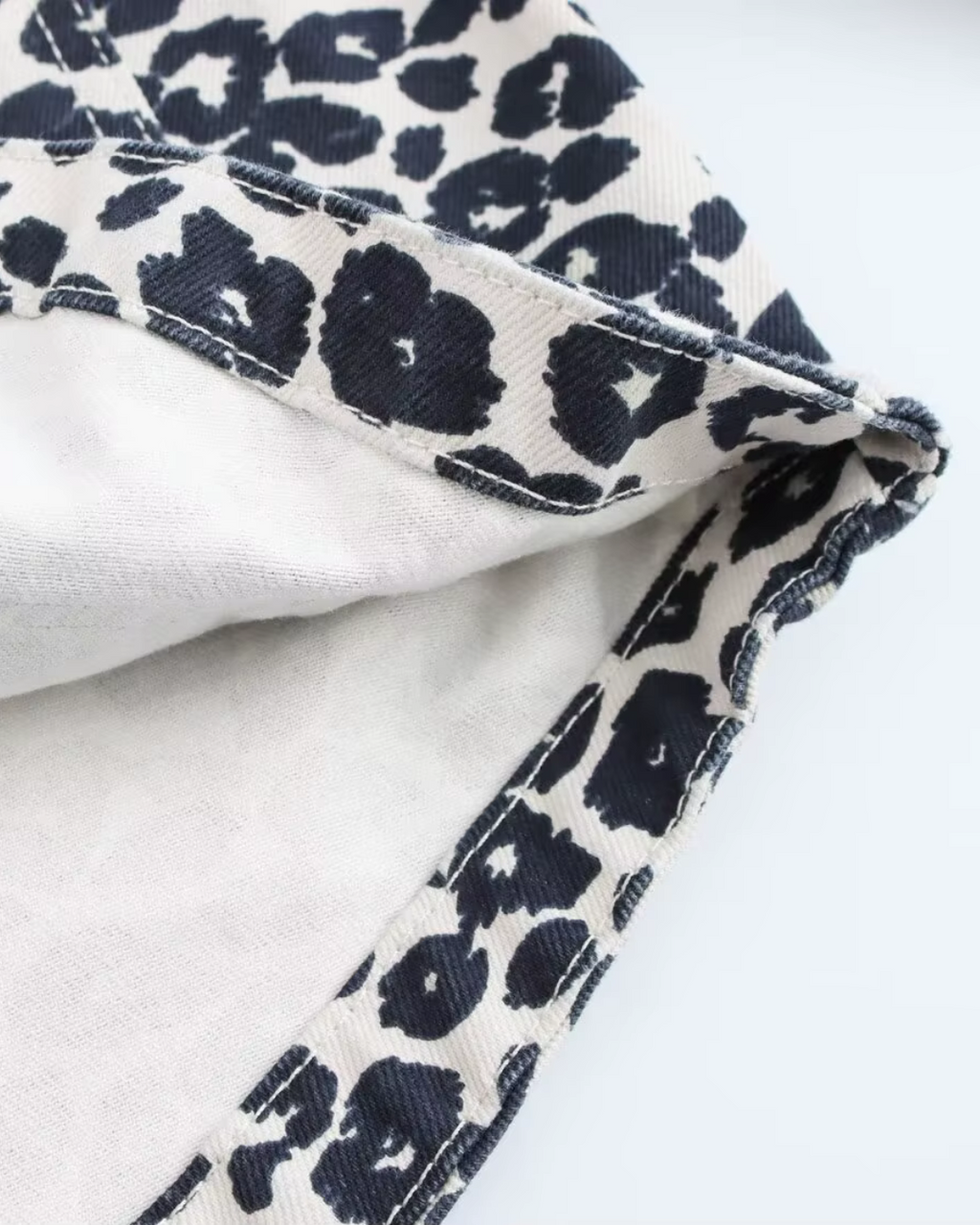 Casual Denim Pak met Dierenprint Jack en Broek voor Dames