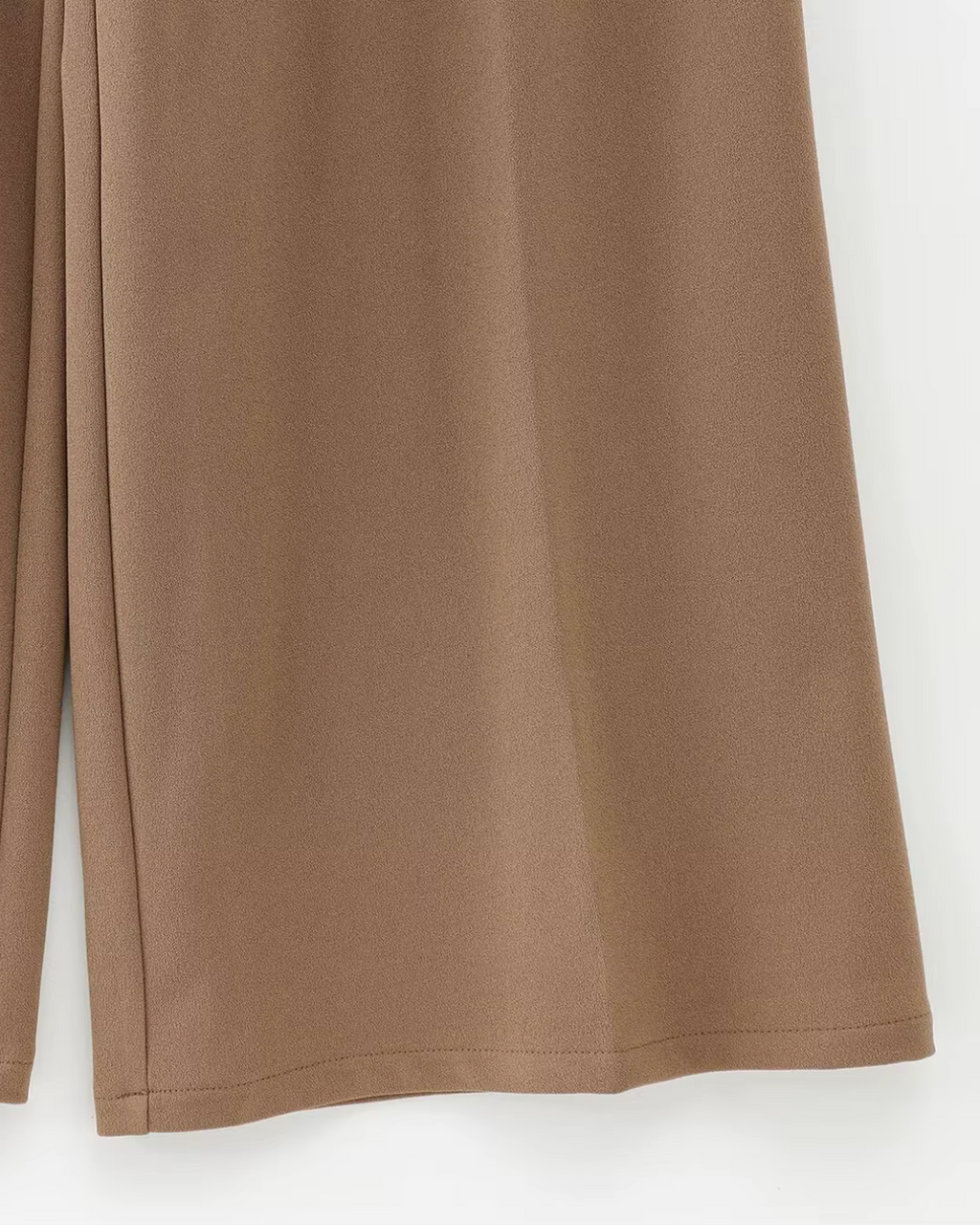 Wijde Pijpen Broek met Riem voor Dames