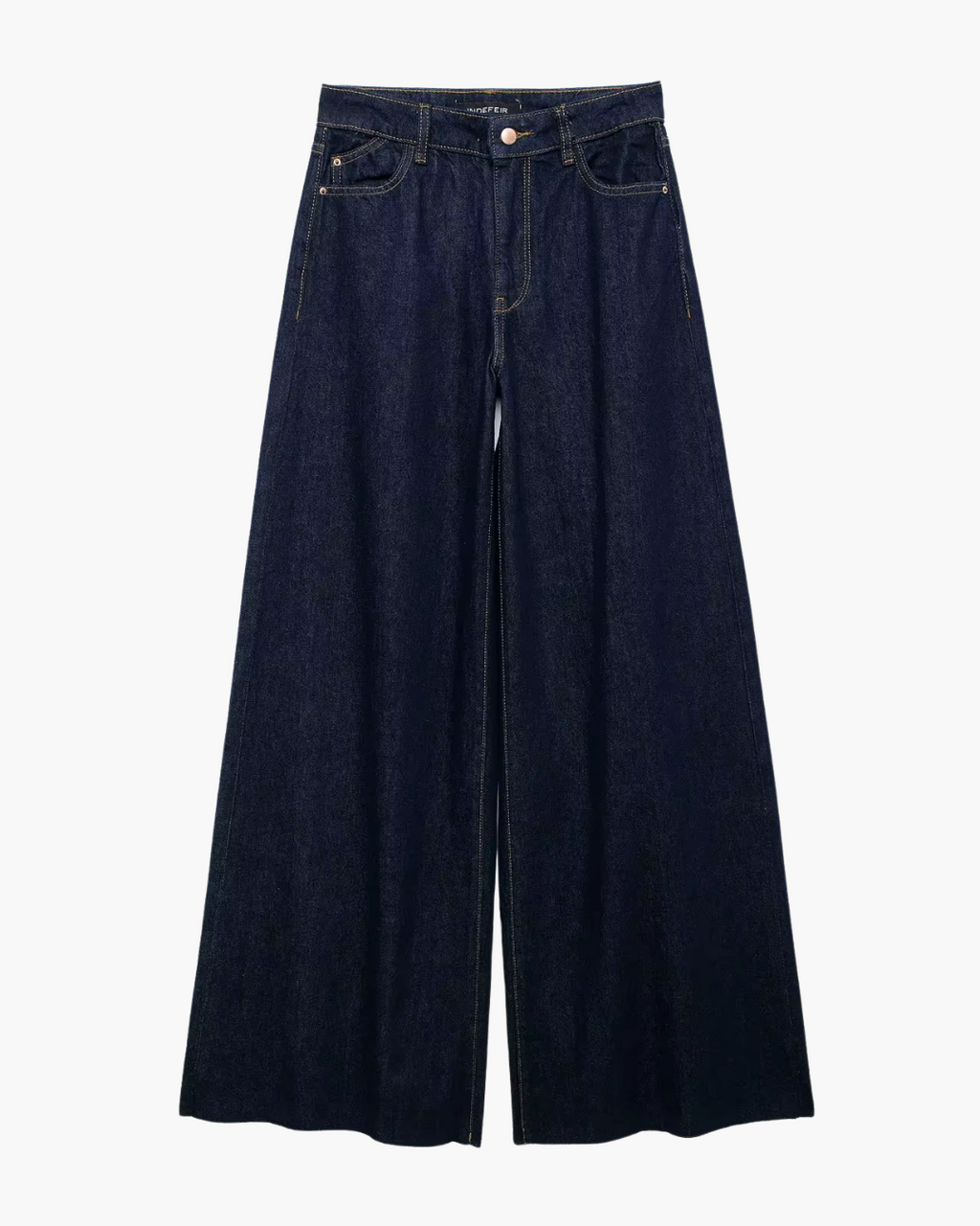 Vintage Denim Gilet en Broek Set voor Dames