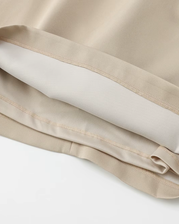 Mouwloze Mini-Jurk met Open Rug en Ronde Hals voor Dames