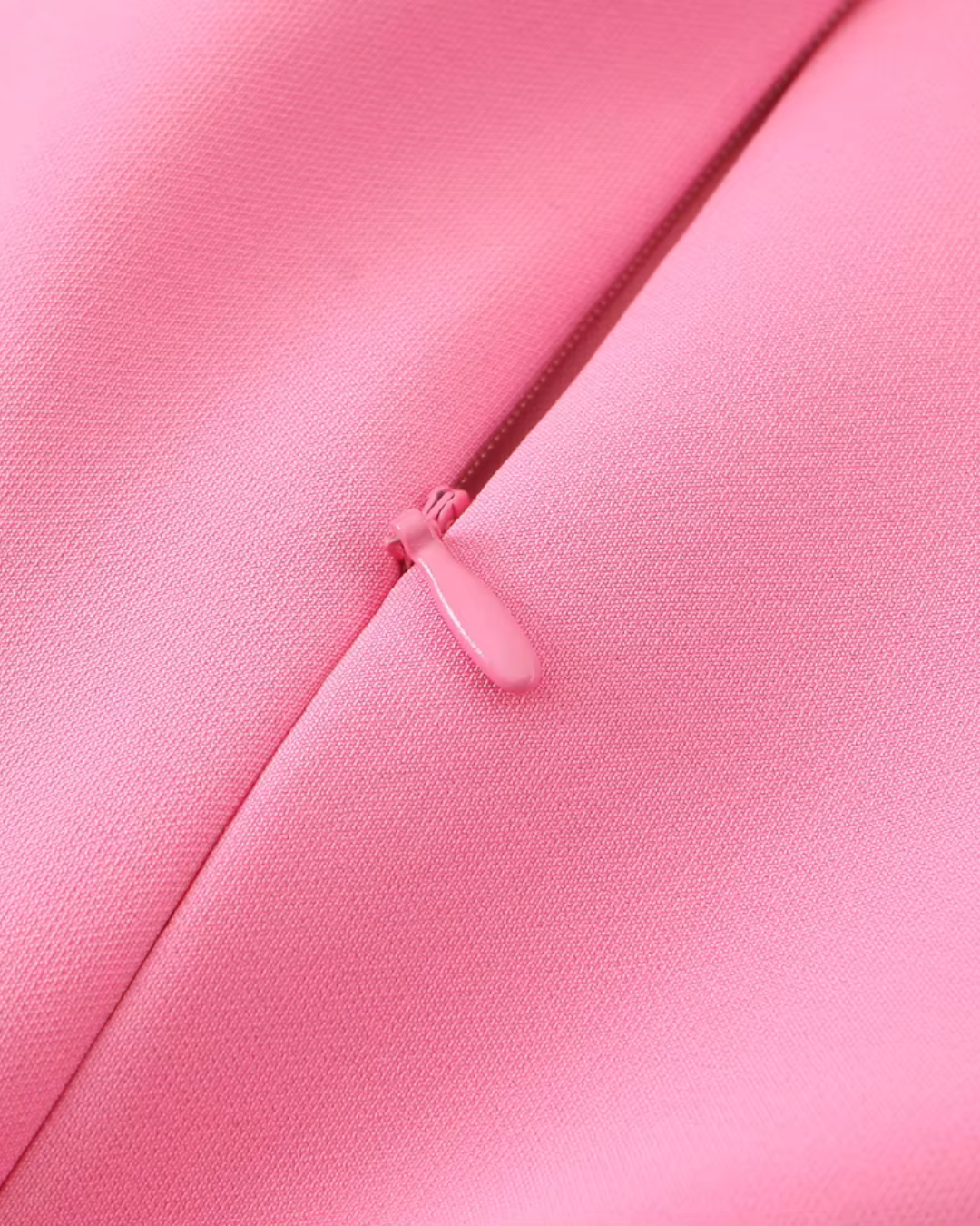 Zoete Effen Roze Geplooide Mouwloze Mini Jurk voor Dames