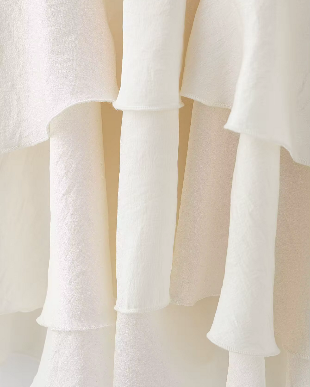 Effen Blouse met Knopen en Lange Mouwen voor Dames