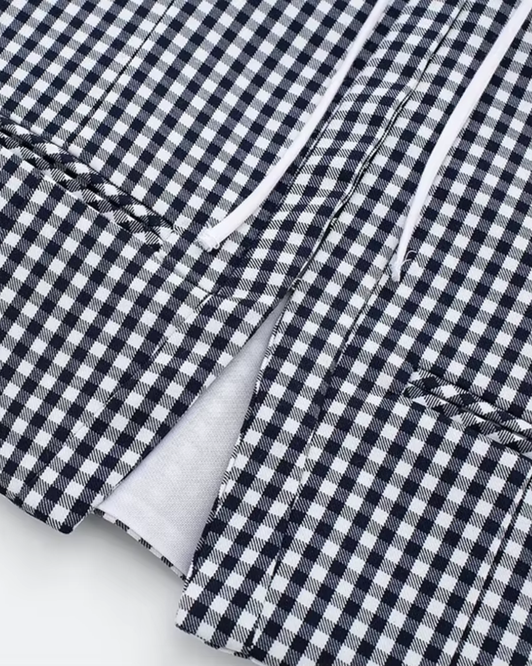 Geruite Camisole Corset Top met Strik voor Dames