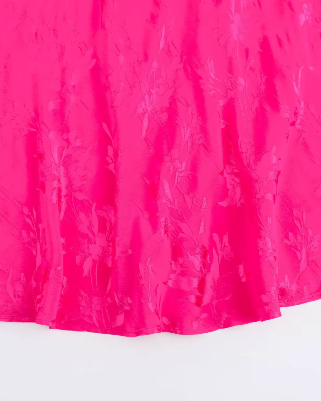 Elegante Satijnen Jacquard Nekjurk Rugloos voor Dames