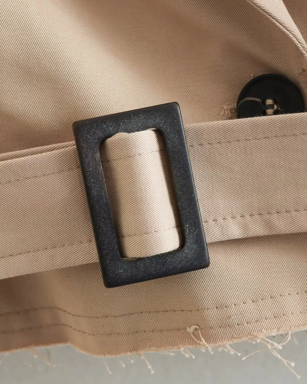 Cropped Jas met Riem en Double Breasted Design voor Dames