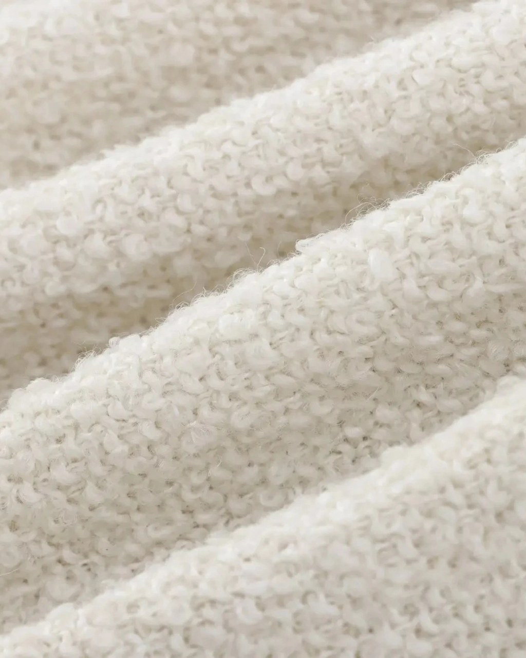 Wollen Cape met Opstaande Kraag en Verborgen Knopen voor Dames