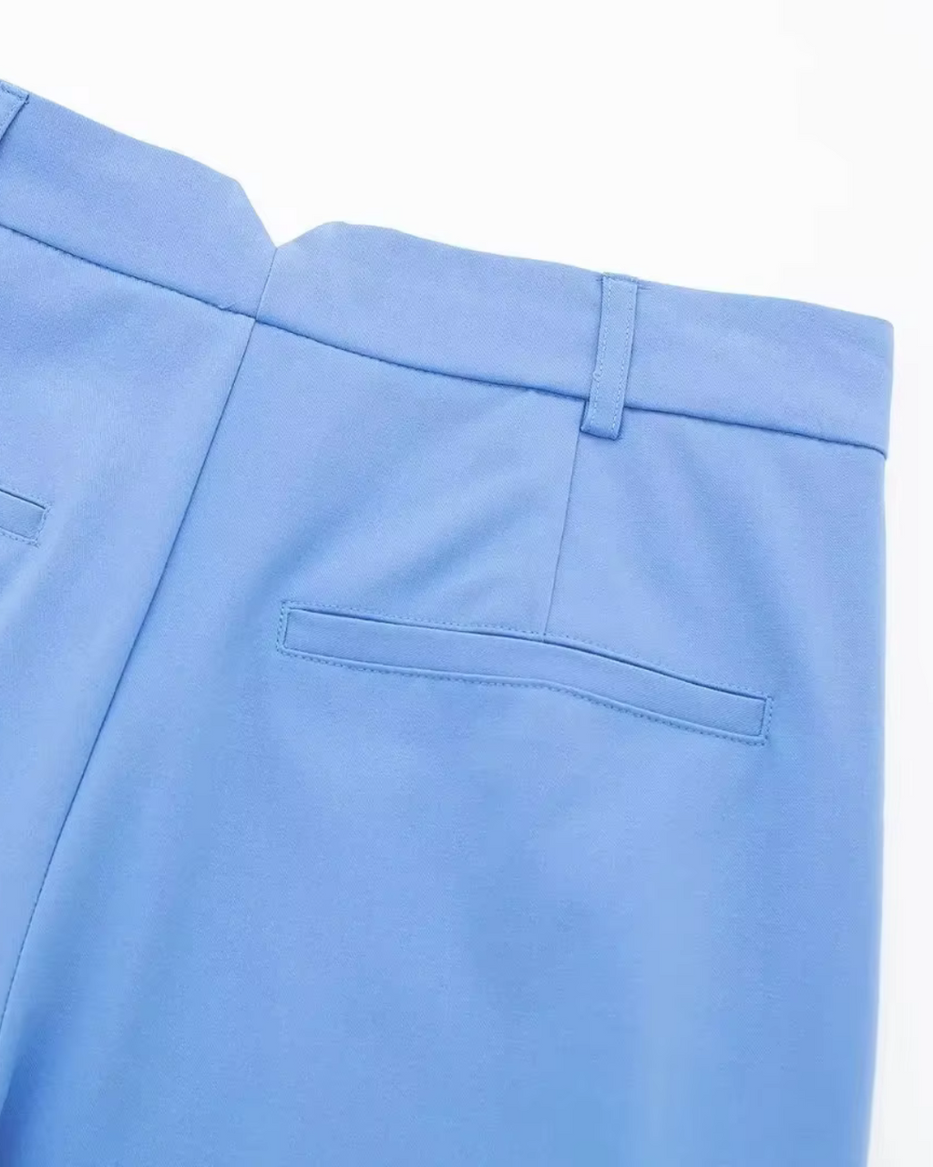 Effen Hoge Taille Pantalon voor Dames