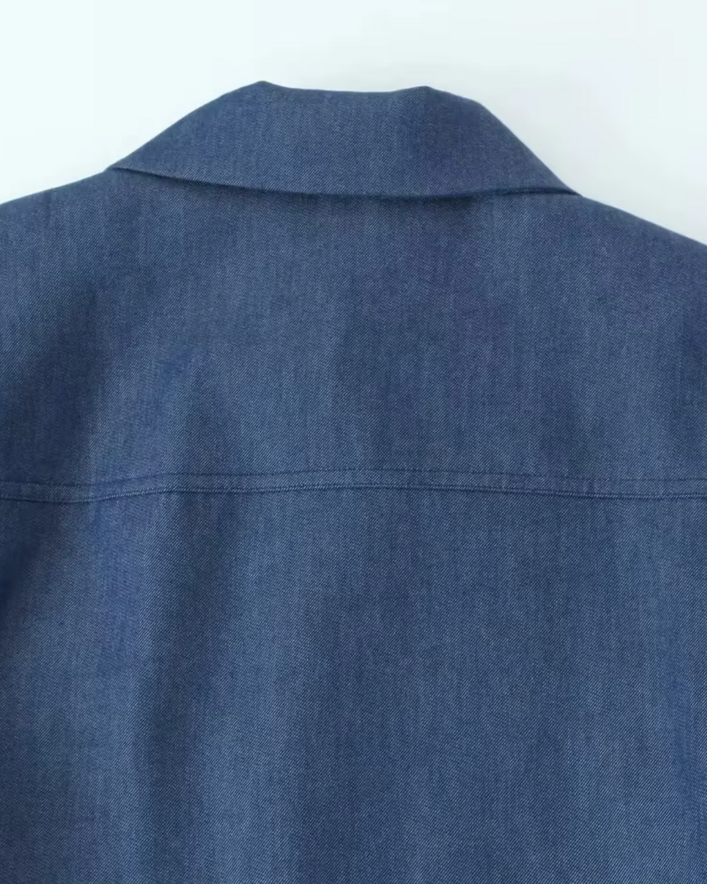 Vintage Blauw Damespak met Rechte Broek voor Dames