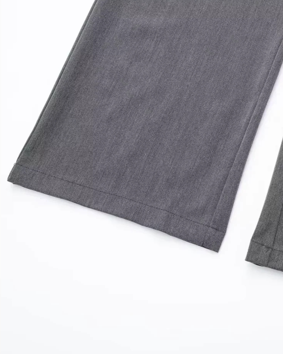 Elegante broek met wijde pijpen zonder riem voor Dames