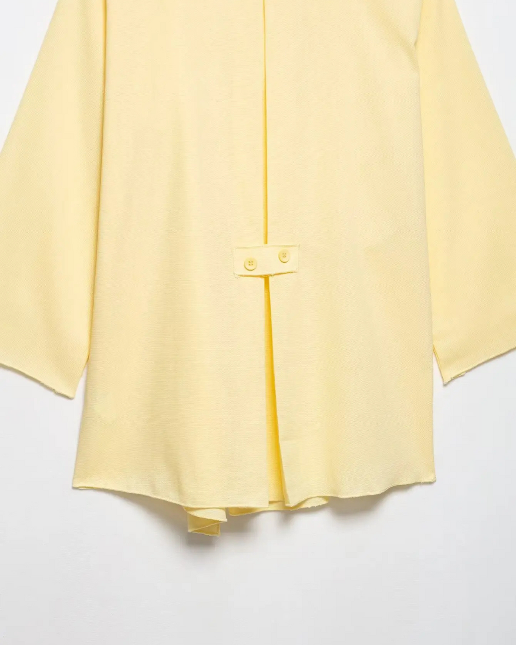 Linnen 2-Delige Set - Kimono Stijl Lace-Up Top & Wijde Broek voor Dames