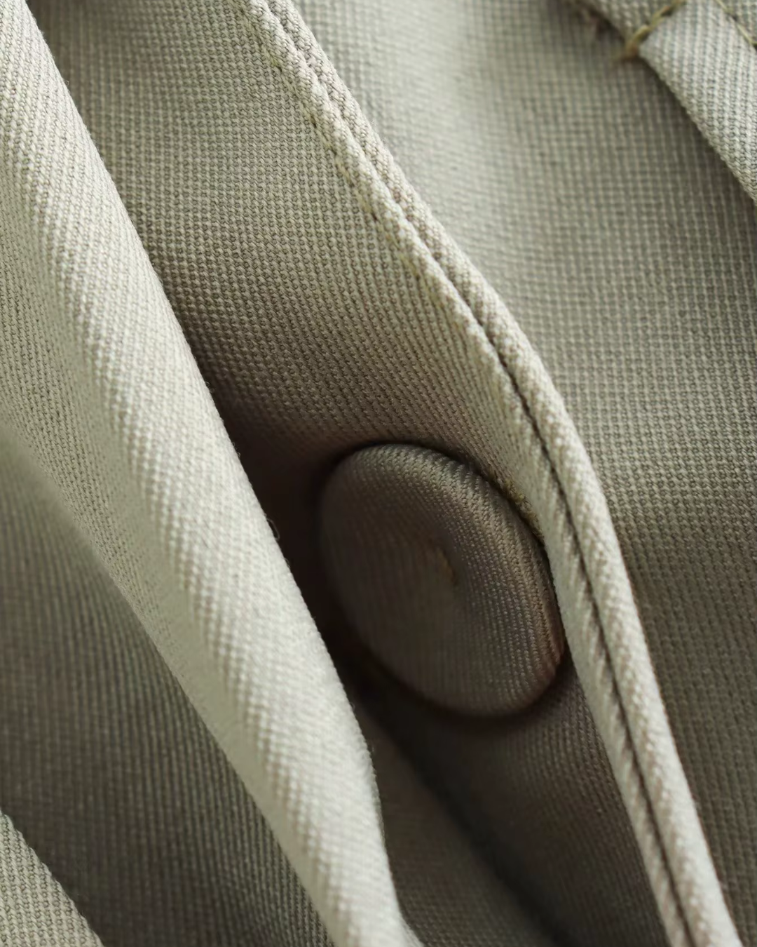 Trendy Groene Tweedelige Jas en Broek Set voor Dames