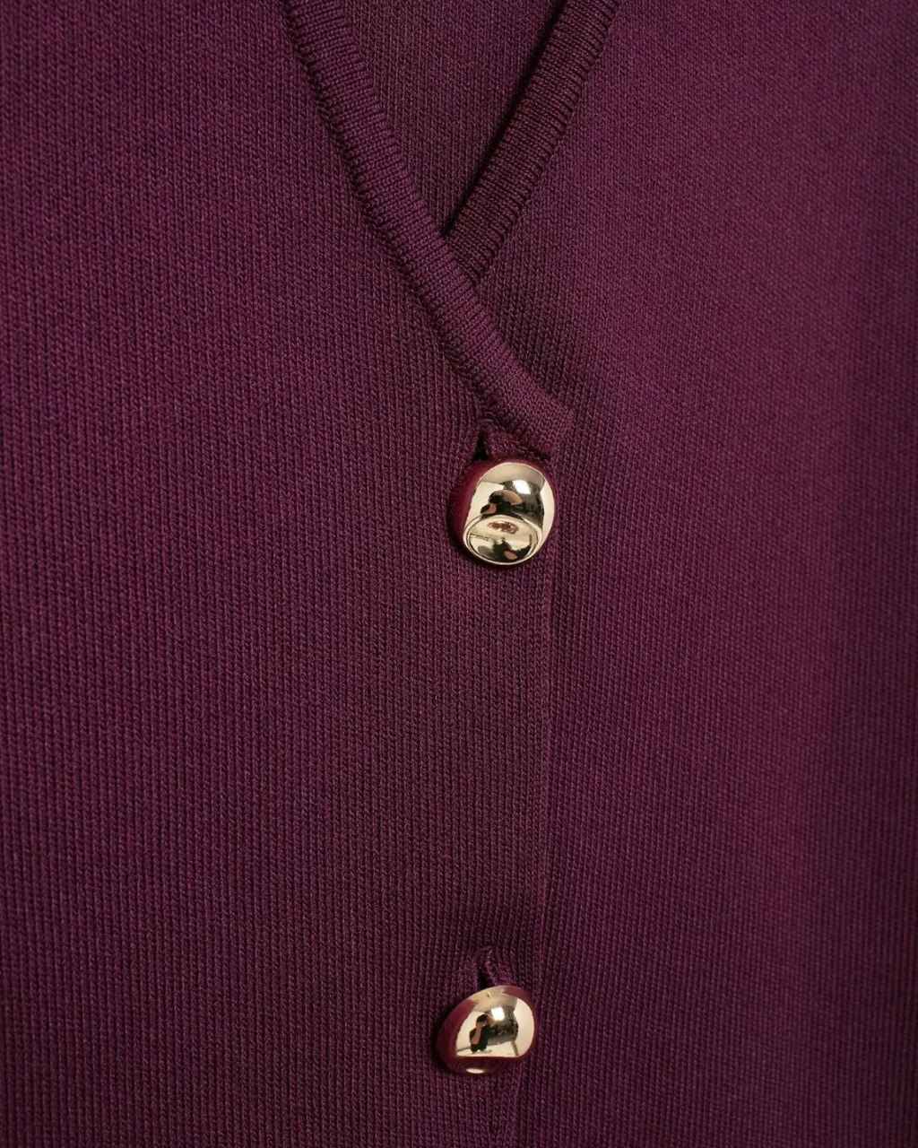 Bordeaux Rode Set met V-hals Vest en Hoge Taille Rok voor Dames