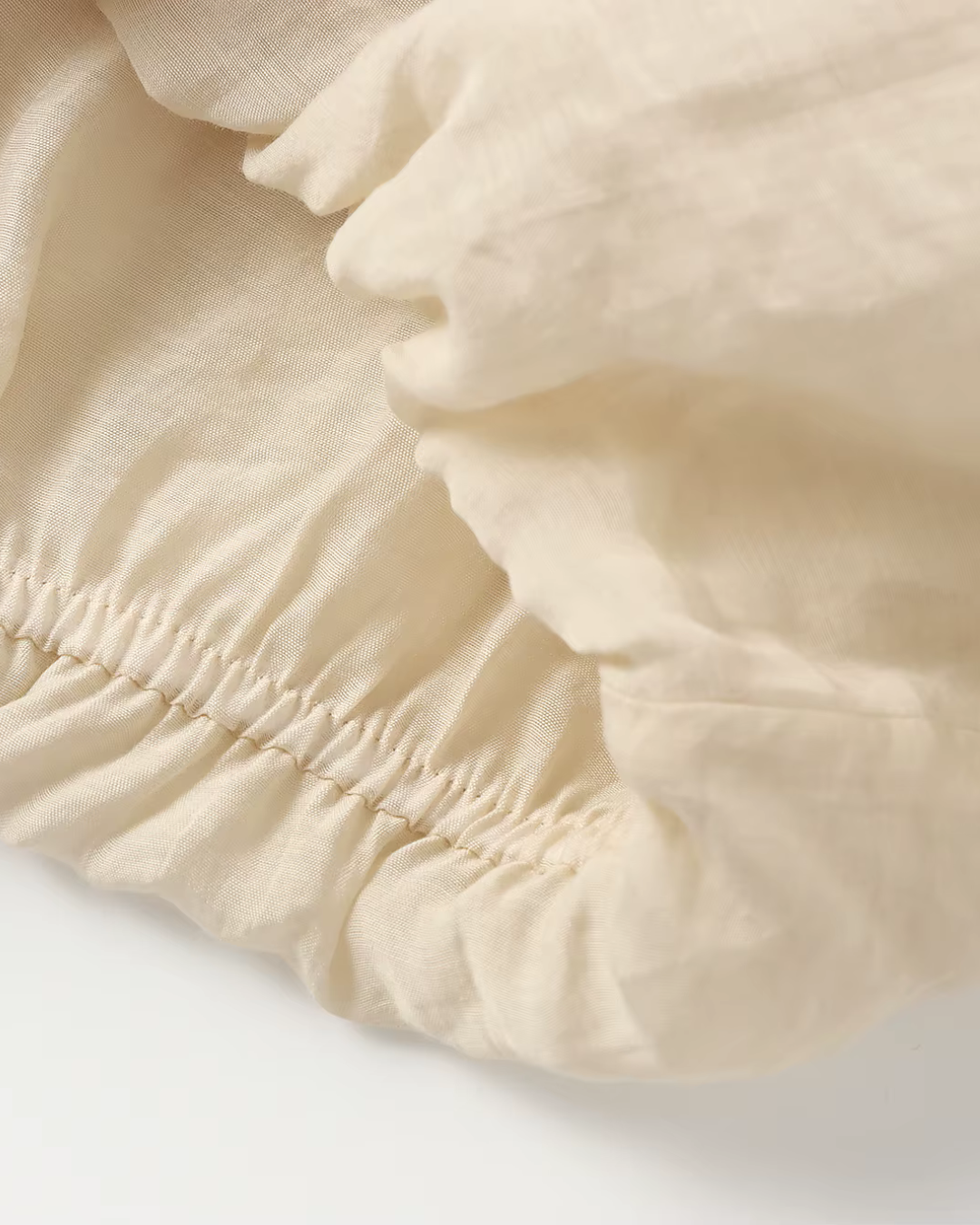 Vintage O-hals Blouse met Rits en Ballonmouwen voor Dames