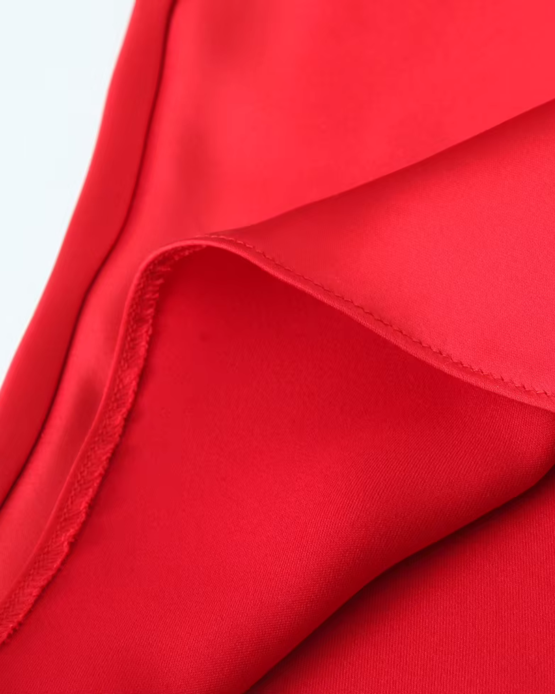 Gestapelde Satijnen Slipdress met Verfraaiing voor Dames