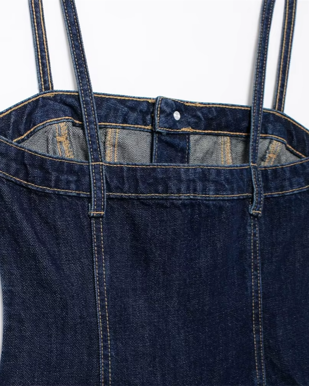 Comfortabel Denim Jumpsuit met Tailleriem voor Dames