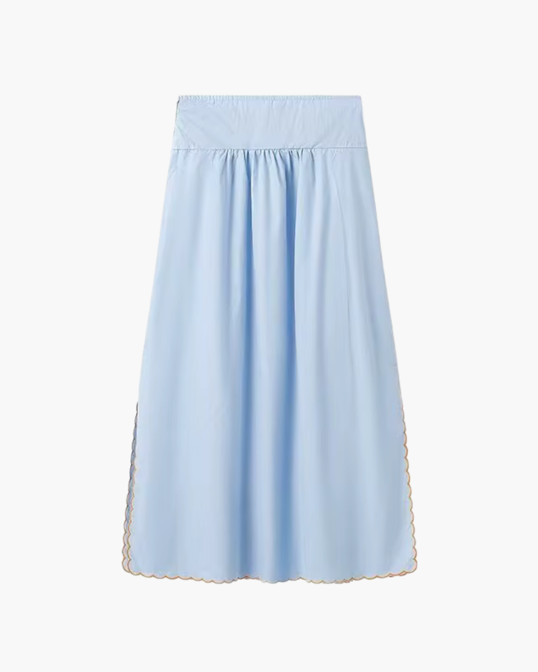 Elegante Korte Top En Rok Geborduurde Set voor Dames