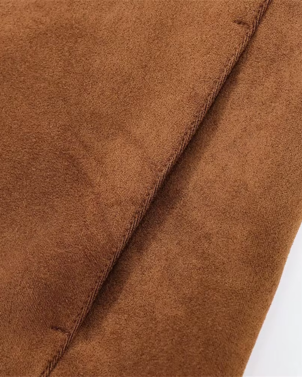 Suède Getextureerde Korte Zomer Jas voor Dames