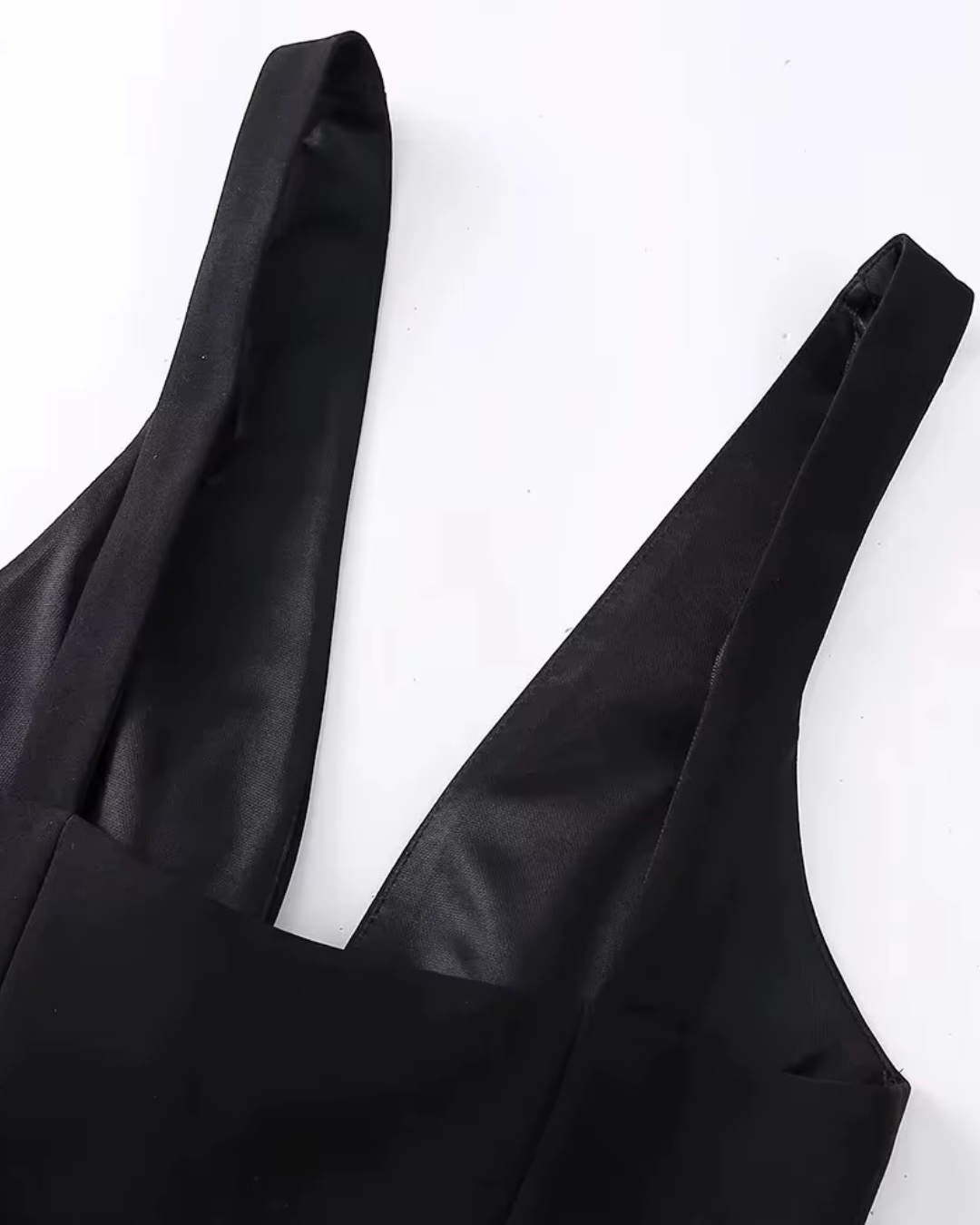 Strass Strik Top met Open Rug en Rits voor Dames