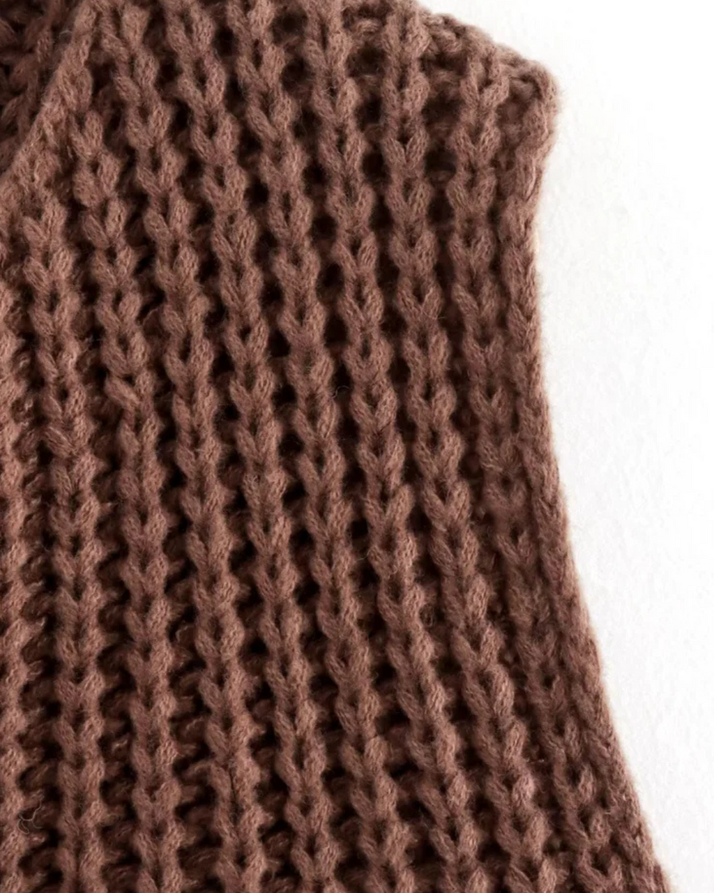 Elegante Gebreide Mouwloze Vest voor Dames