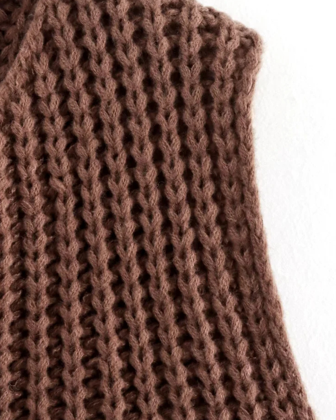 Elegante Gebreide Mouwloze Vest voor Dames