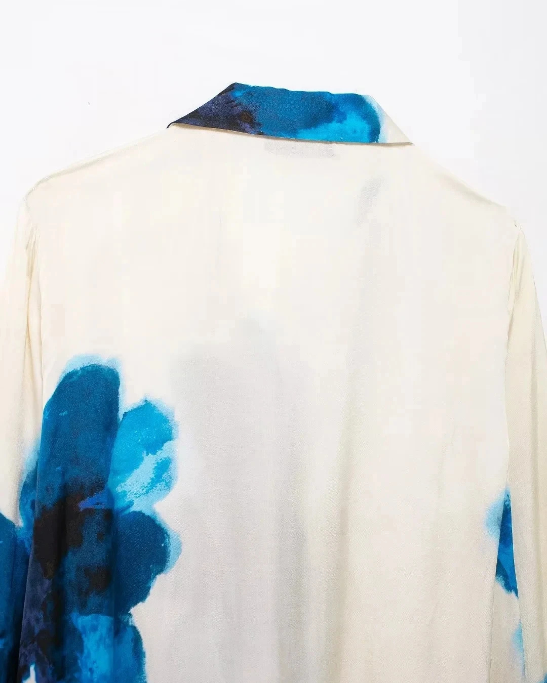 Elegante Set met Bloemenprint Blouse en Wijde Broek voor Dames