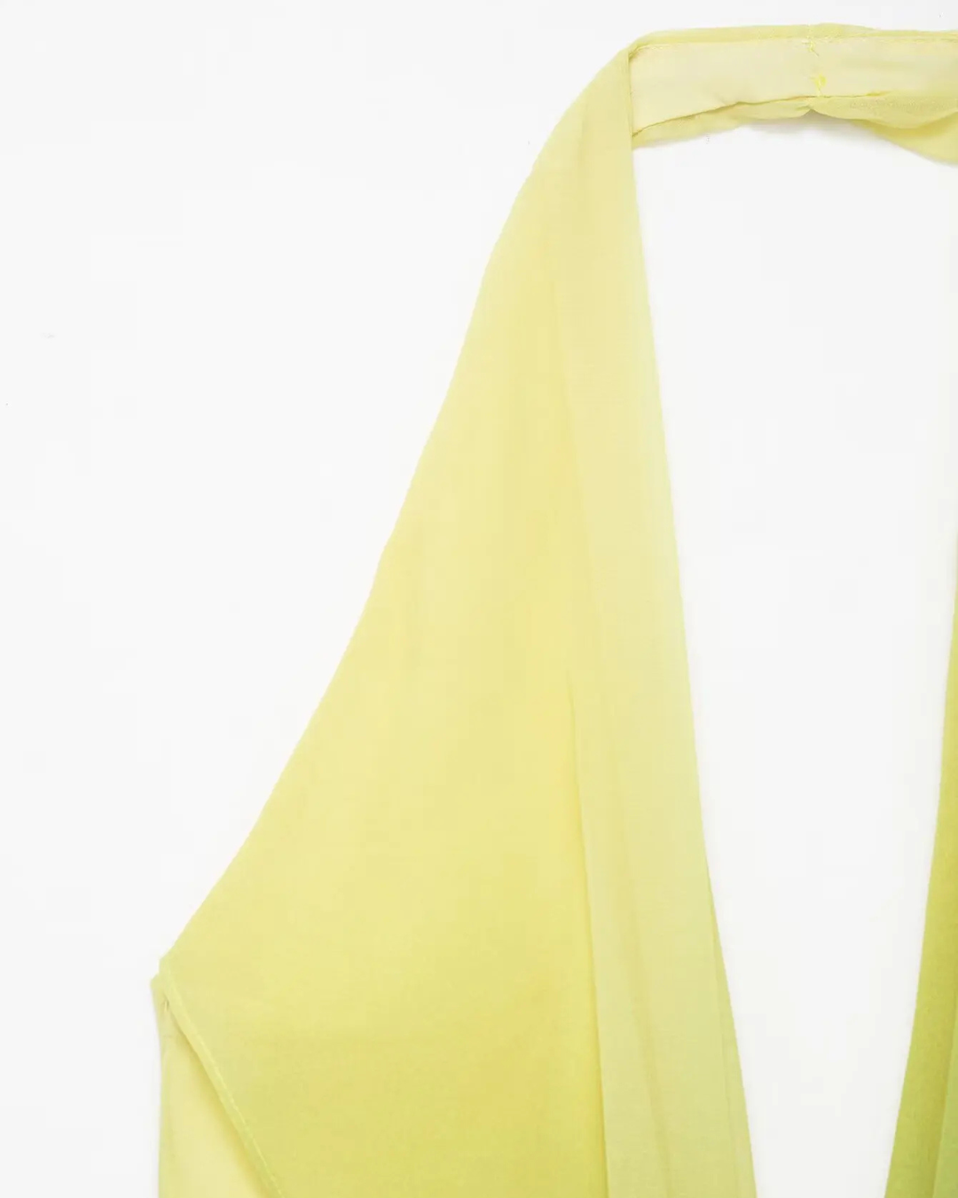 Zomerse Lange Jurk met Hangende Hals en Knoopdetails voor Dames