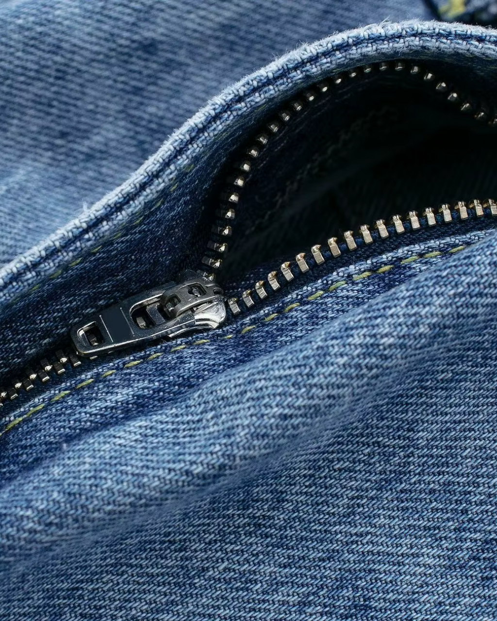 Denim Zomerjurk met Kraag en Zakken voor Dames