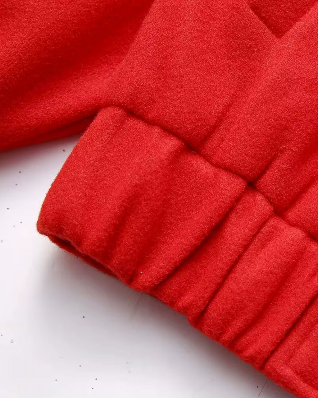 Casual Rood Jasje met O-hals en Knoopjes voor Dames