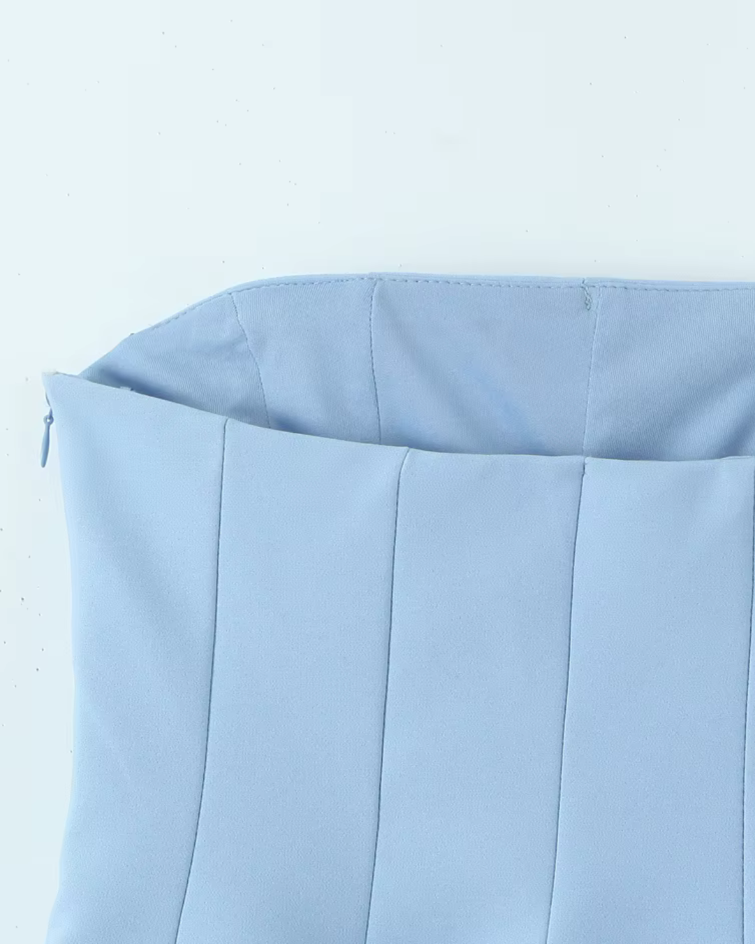 High Street Strapless Top met Rits voor Dames