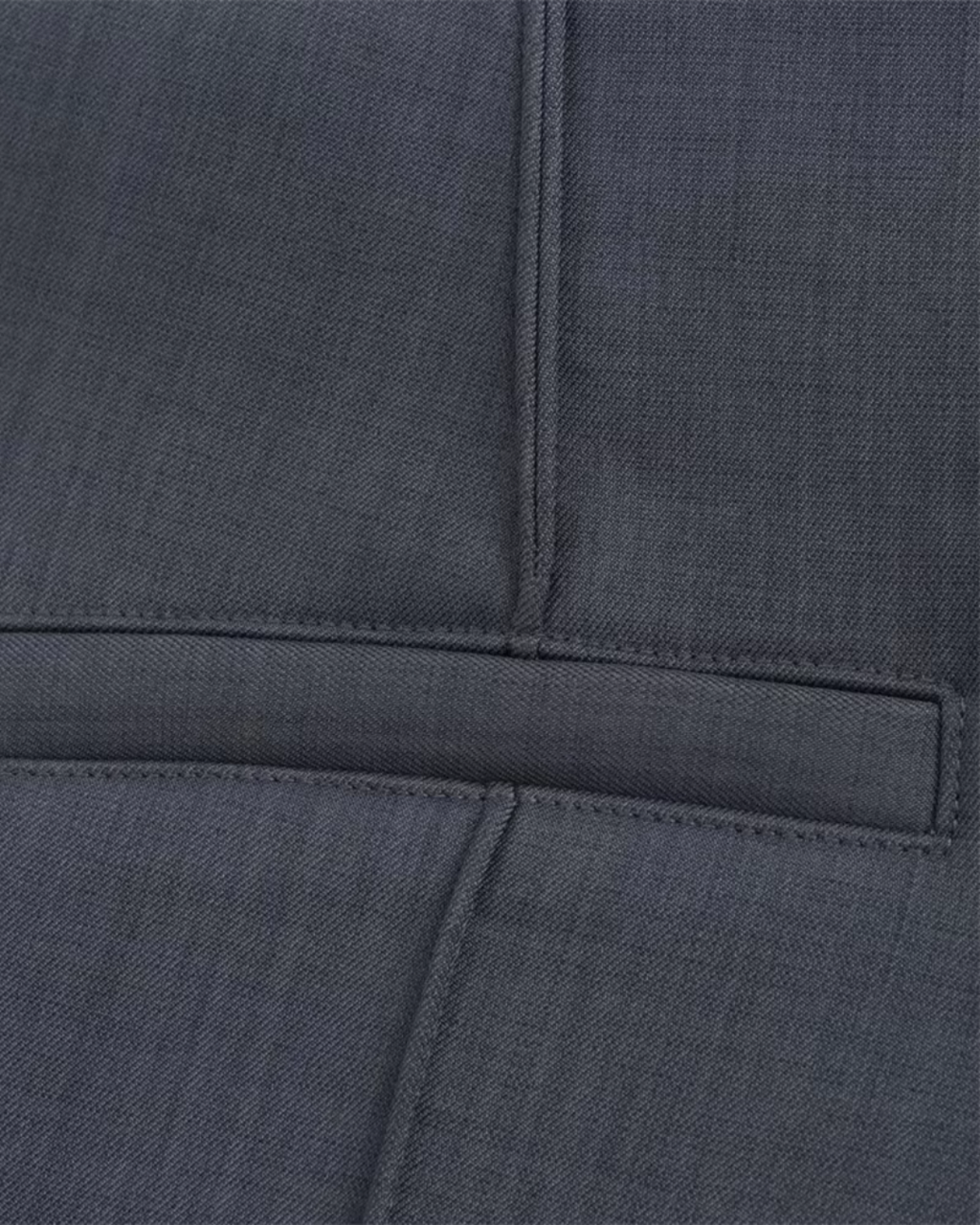 Hoge Taille Grijze Rechte Pijpen Broek voor Dames