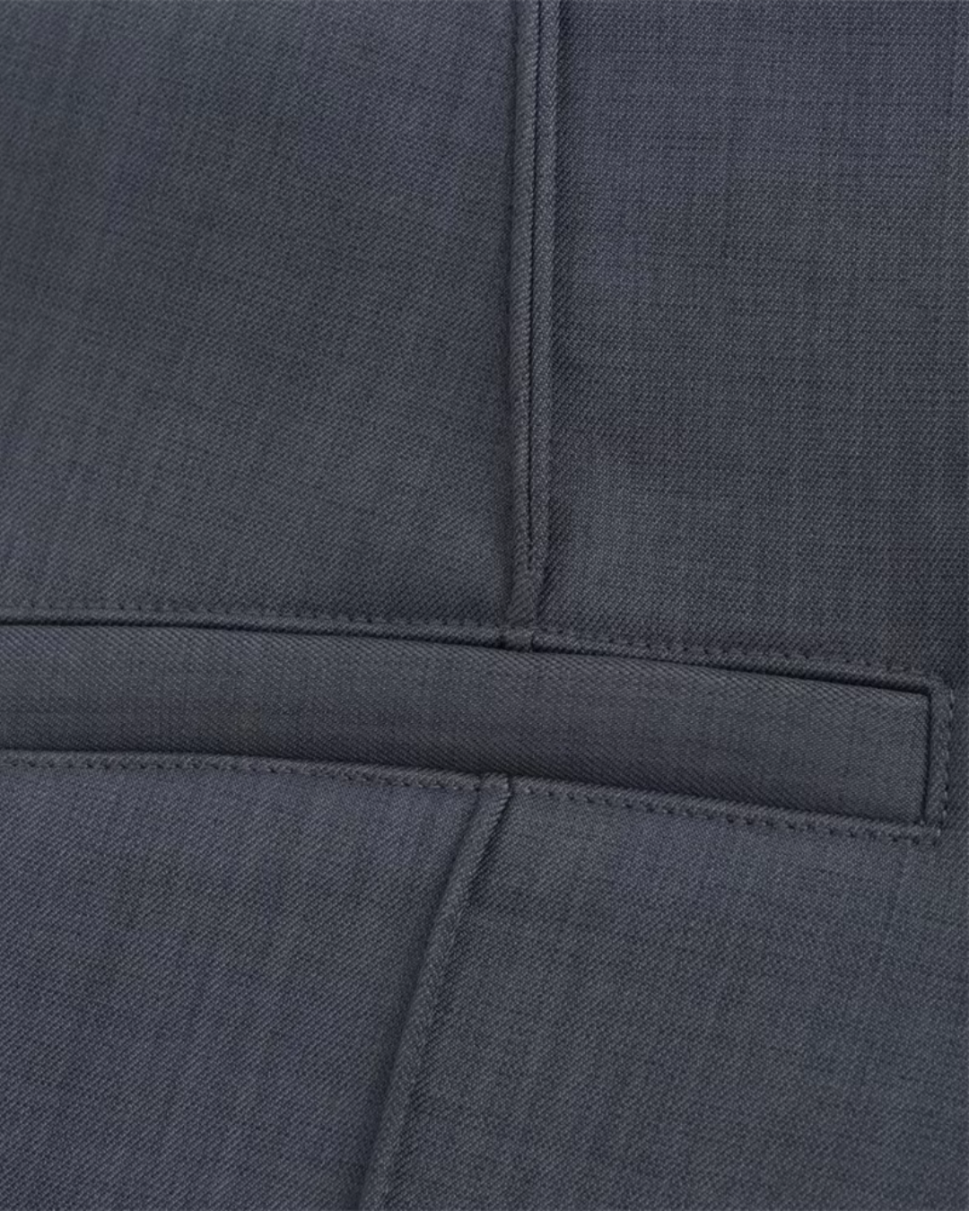 Hoge Taille Grijze Rechte Pijpen Broek voor Dames