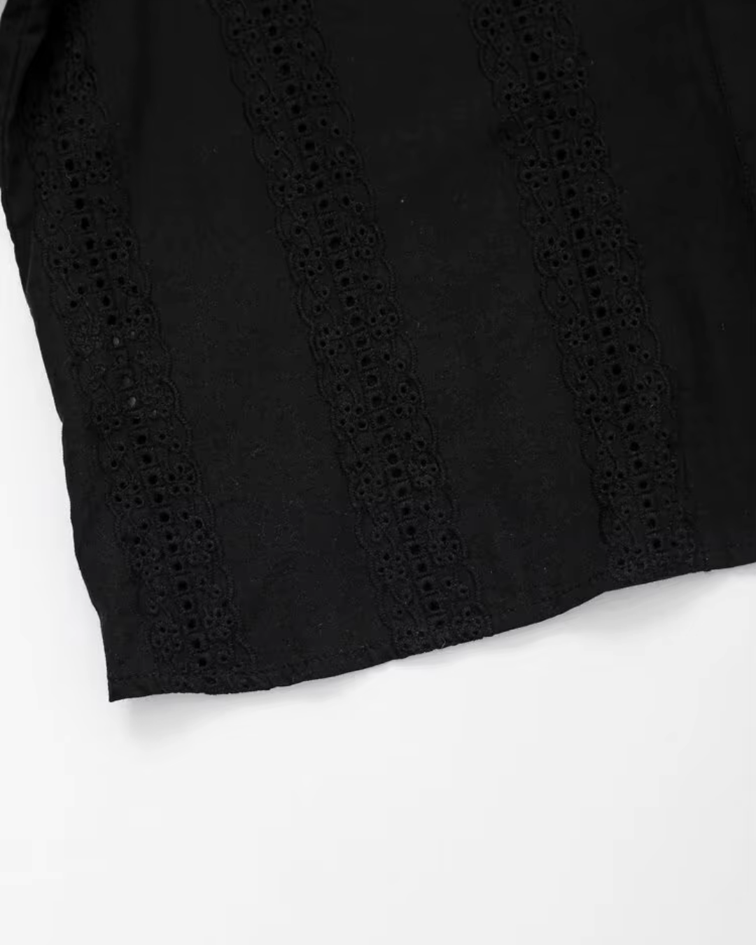 Borduurblouse met Lange Mouwen in Vintage Stijl voor Dames