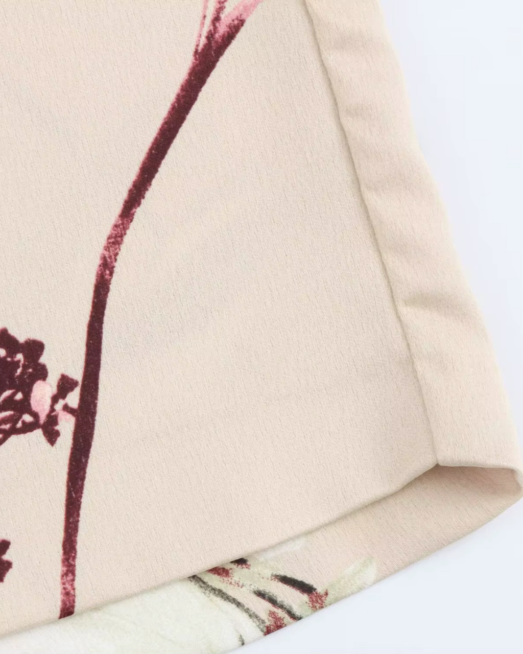 Mouwloze Bloemenprint Jurk met V-hals en Rits voor Dames