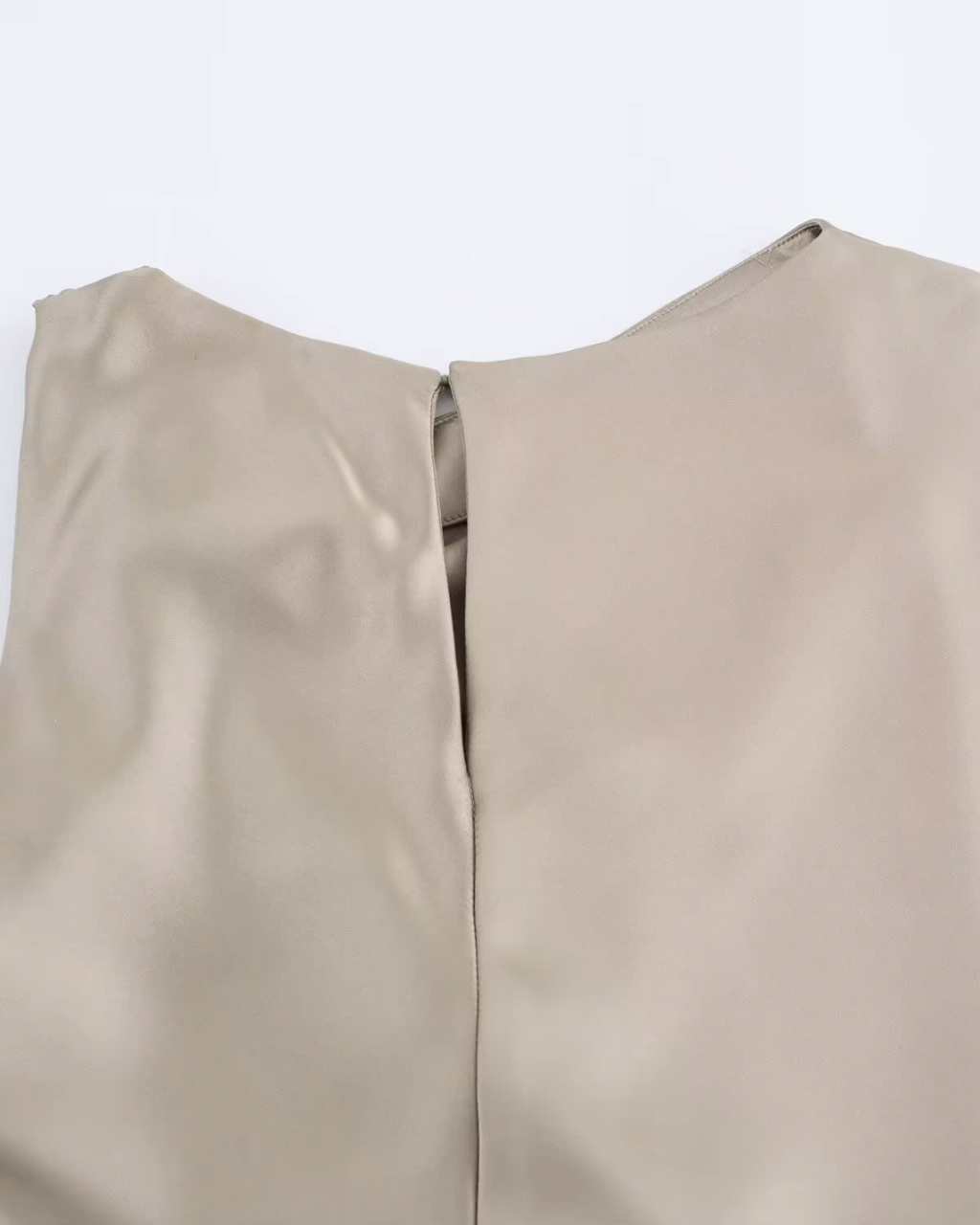 Elegante Slim Fit Midi Jurk met Uitgehold Design voor Dames