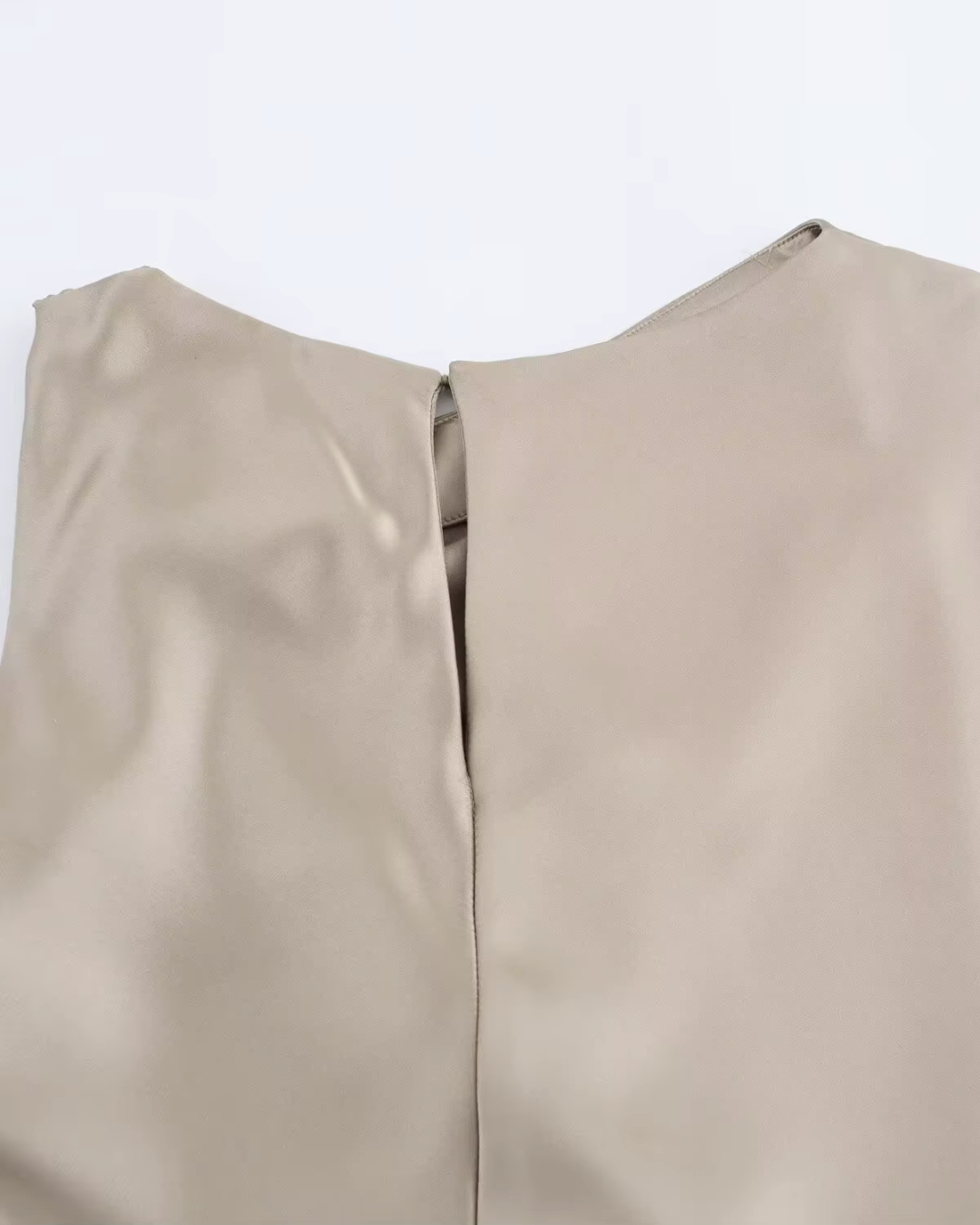 Elegante Slim Fit Midi Jurk met Uitgehold Design voor Dames