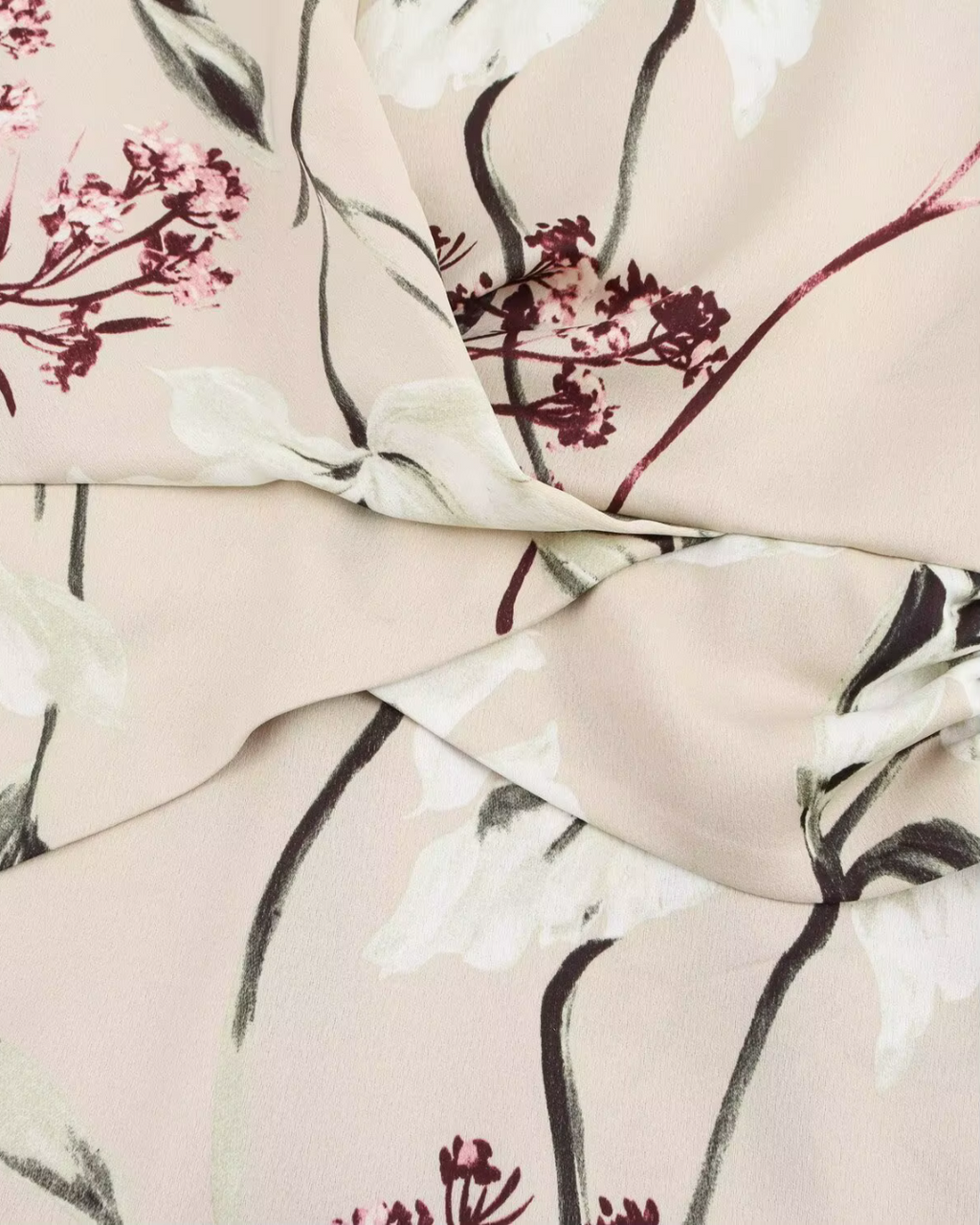 Mouwloze Bloemenprint Jurk met V-hals en Rits voor Dames